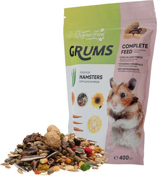 Корм для хомяков 400г