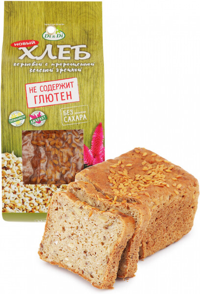 Хлеб Ешь ЗдорОво безглютеновый зерновой с зеленой гречкой 300 г