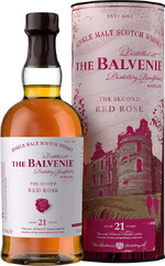 Виски шотландский Balvenie Stories Red Rose Speyside Single Malt 21y.o 0.7 L в тубе