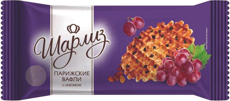 Вафли Шарлиз Парижские с изюмом 150г