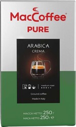 Кофе MacCoffee PURE Arabica Crema молотый 250 г