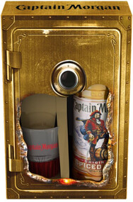 Напиток спиртной CAPTAIN MORGAN Original Spiced Gold на основе невыдержанного рома 35%, п/у + стакан, 0.7л Великобритания, 0.7 L