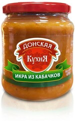 Икра Донская Кухня Кабачковая, 470 гр., стекло