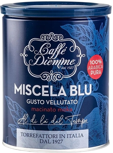 Кофе молотый Caffe Diemme Miscela Blu MOKA, 250 г