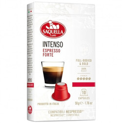 Кофе натуральный жареный молотый в капсулах Espresso Intenso