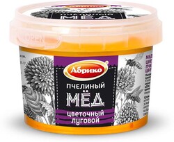 Мед Абрико цветочный луговой, 350 гр., пластиковая банка
