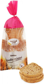 Батон зерновой «Русский Хлеб» темный в нарезку, 380 г