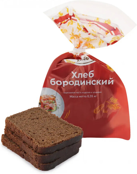 Хлеб Бородинский 2с форм п/уп Русский хлеб