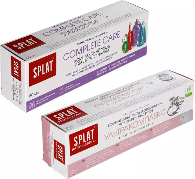 Зубная паста Splat Complete Care Защита от налета 80мл