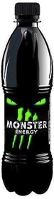 Напиток безалкогольный Monster Energy зеленый газированный энергетический, 0,5 л