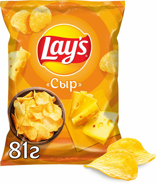 Чипсы LAY'S Сыр 81гр