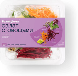 Салат овощной Белая дача, 110г