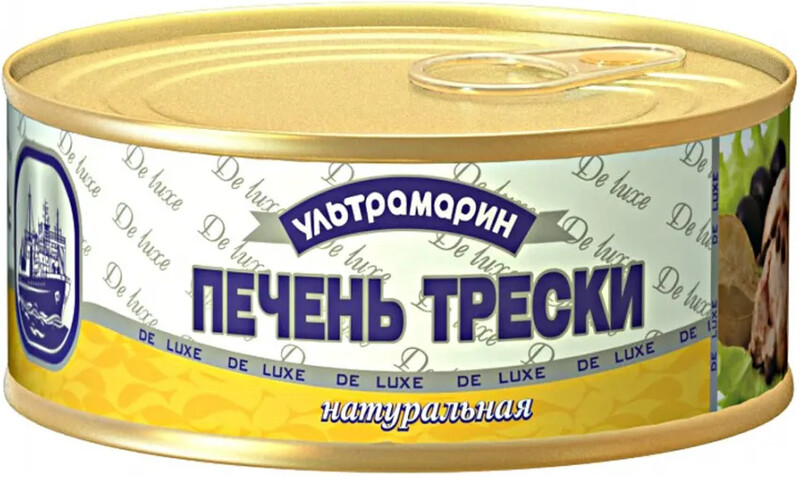 Печень трески Ультрамарин натуральная 230 г
