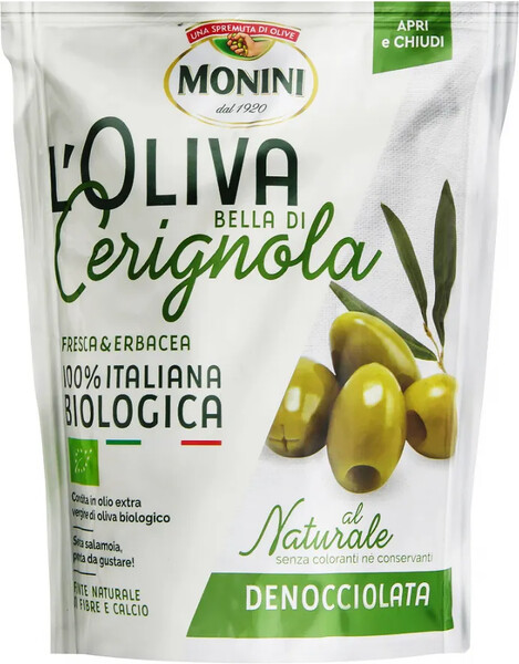 Оливки Monini BIO без косточки 150 г