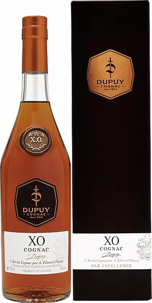 Коньяк французский «Dupuy XO» в подарочной упаковке, 0.7 л