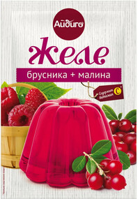 Желе Айдиго брусника малина 50 г