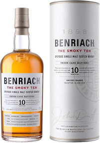 Виски BENRIACH Смоки Тэн Шотландский, односолодовый, торфяной 10 лет 46%, п/у, 0.7л Великобритания, 0.7 L