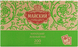 Чай Майский 200 сашет*2 гр. ЗЕЛЕНЫЙ (1 кор.)