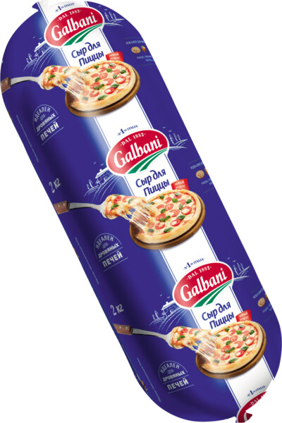 Сыр для пиццы GALBANI батон, 2кг X 1 штука