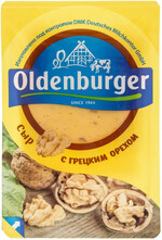 Сыр Oldenburger с грецким орехом 50% нарезанные ломтики 125 г