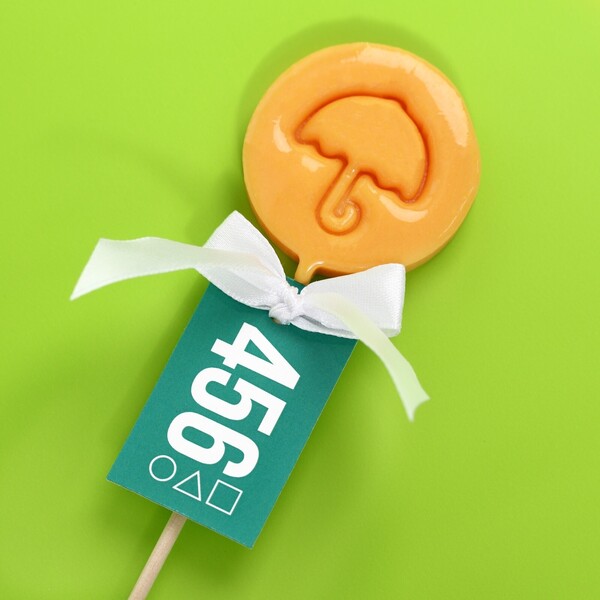 Леденец «456»: игра в кальмара (зонтик), 25 г