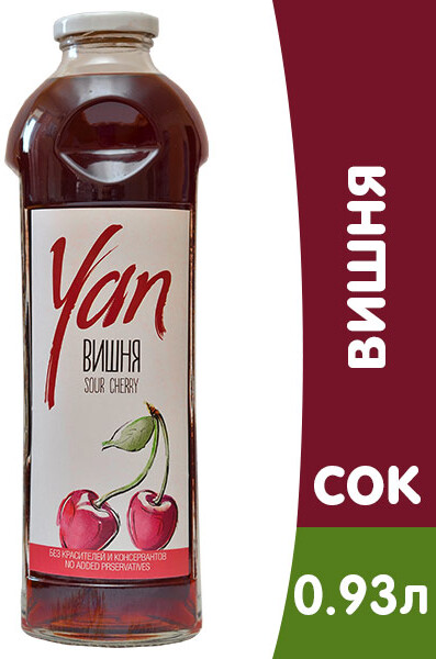 ​Нектар Yan вишневый 0,93 л