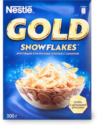 Хлопья Nestle Gold Snow Flakes хрустящие кукурузные с сахаром 300г