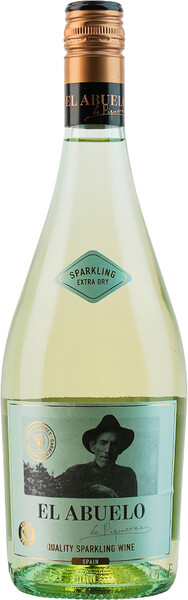 Вино игристое испанское El Abuelo Extra Dry Bodeg as Piqueras S.A., 0.75 L