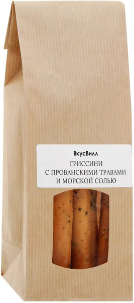 Гриссини с прованскими травами и морской солью