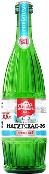 Вода Arivali Нагутская-26 минеральная газированная 0.5л