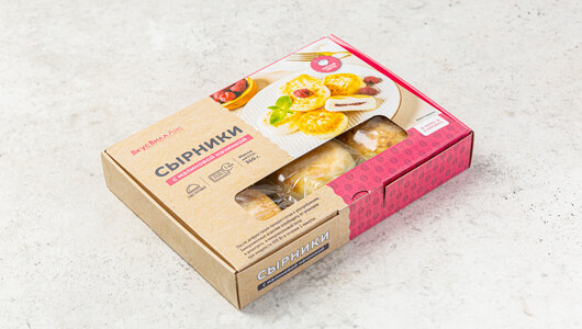 Сырники с малиновой начинкой, зам.