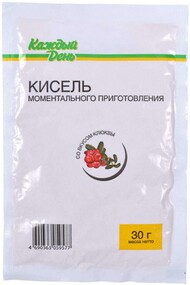 Кисель «Каждый день» моментального приготовления вкусом клюквы, 30 г