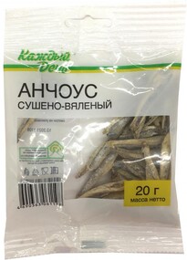 Анчоус «Каждый День» сушено-вяленый, 20 г