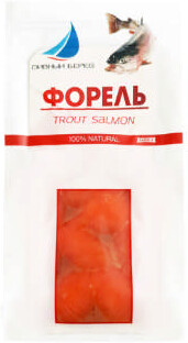 Форель слабосоленая Дивный берег, нарезка, 100 г