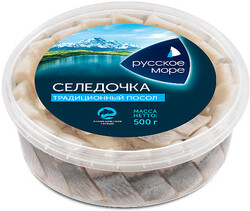 Сельдь Русское море Традиционный посол в масле, 240 г