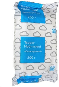 Творог обезжиренный 200г Ирбитский МЗ БЗМЖ