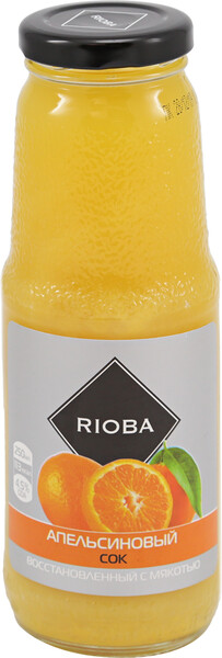 Сок RIOBA апельсиновый, 0,25л X 1 штука