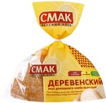 Хлеб Деревенский 300г подовый нарезка Смак