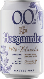 Напиток пивной светлый безалкогольный HOEGAARDEN светлый нефильтрованный пастеризованный, 0,5%, ж/б, 0.33л Бельгия, 0.33 L