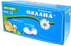 Прокладки Милана Dolce Deo Soft Нежная роза ежедневные, 20 шт