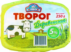 Творог 5% Деревенский контейнер 250гр Молочный кит БЗМЖ