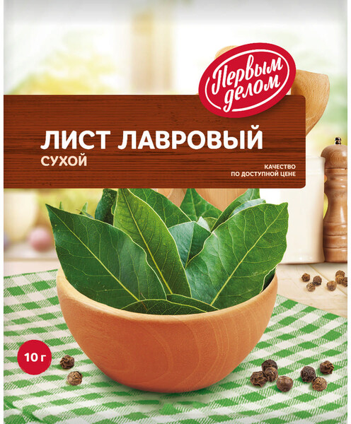 Лавровый лист Первым делом, 10 г