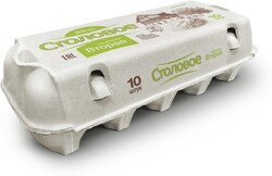 Яйца куриные столовые С2, 10 шт