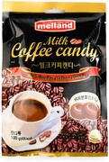 Карамель Melland леденцовая Кофе с молоком 100 г в пакете Южная Корея