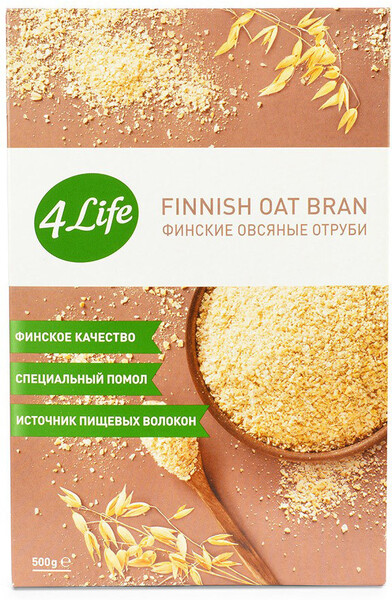 Отруби 4LIFE овсяные, 500 г X 1 штука