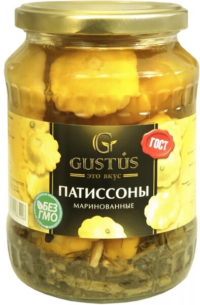 Патиссоны Gustus маринованные