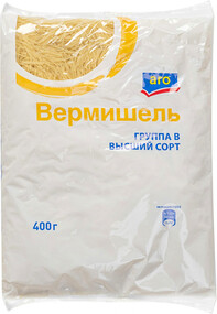 Макаронные изделия Aro вермишель паутинка 400 г