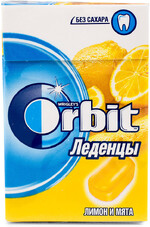 Леденцы Orbit без сахара Лимон и Мята 35г