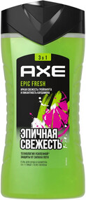 Гель для душа и шампунь Axe Epic fresh 3 в 1 250 мл
