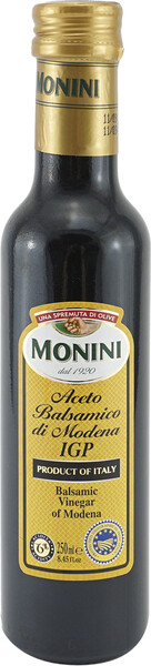 Уксус Monini BIO Balsamic vinegar of Modena Винный бальзамический из Модены орг. продукт, 0,25л